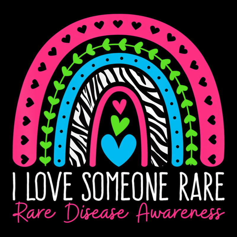 I Love Someone Rare Zebra Rainbow   Rare Disease A Long Sleeve Shirts | Artistshot