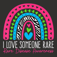 I Love Someone Rare Zebra Rainbow   Rare Disease A Champion Hoodie | Artistshot