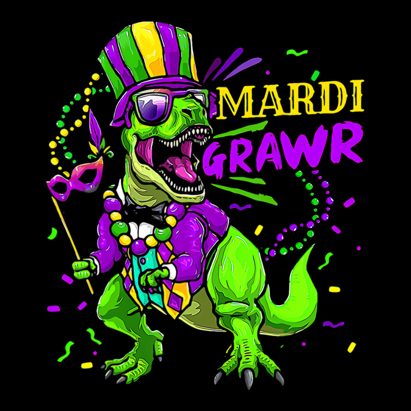 Mardi Grawr Dabbing T Rex Dinosaur Mask Beand Mard Men's 3/4 Sleeve Pajama Set by likensjaymie | Artistshot