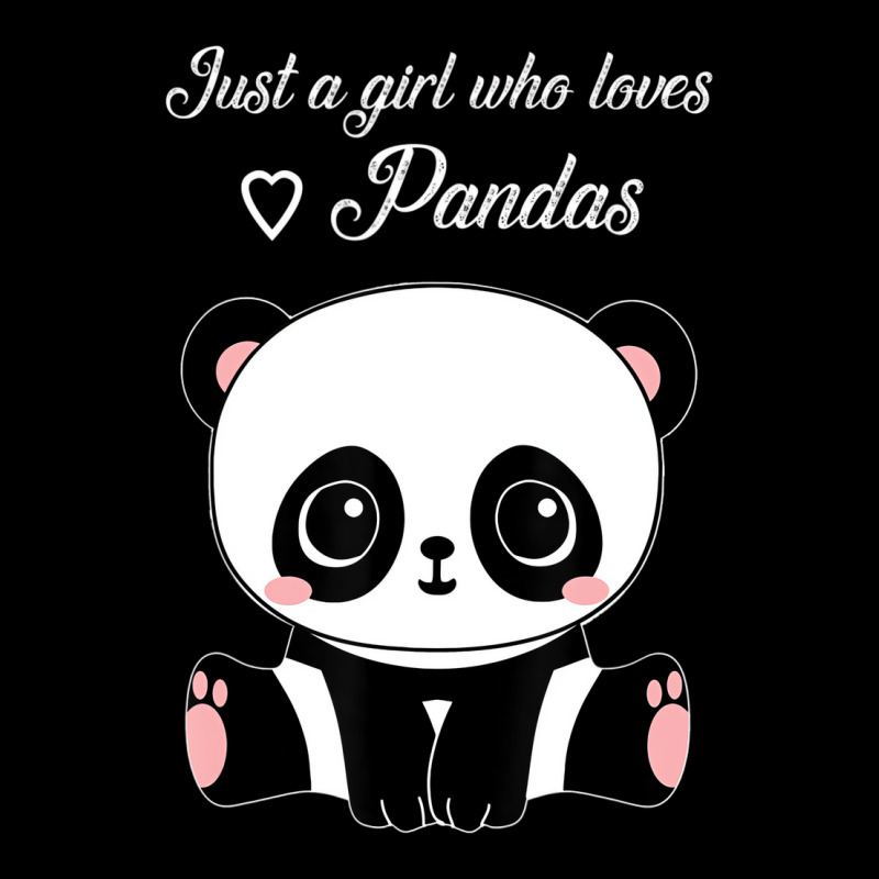 Cute Panda Shirt Just A Girl Who Loves Pandas T Sh Pocket T-shirt | Artistshot