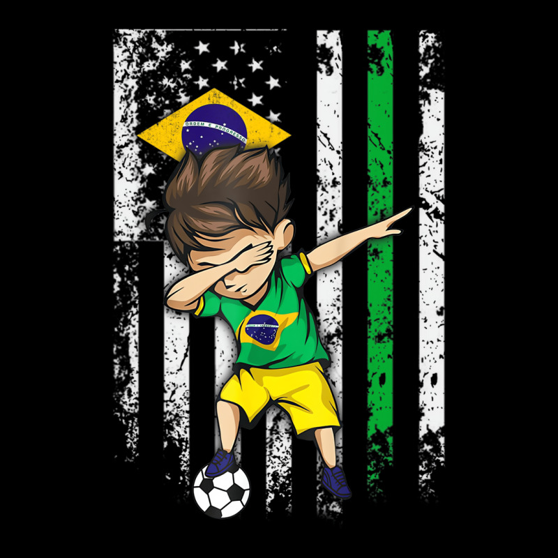 Dabbing Soccer Boy Brazil Jersey Shirt   Brazilian Lightweight Hoodie | Artistshot