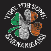 St. Patrick's Time For Some Shenanigans Clover Fun T-shirt | Artistshot