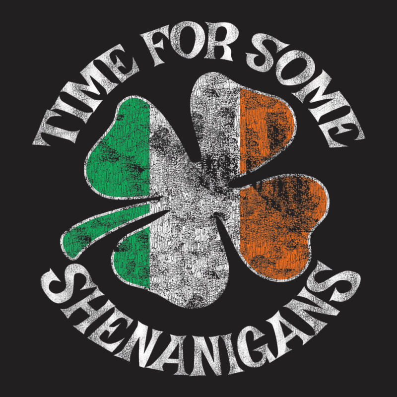 St. Patrick's Time For Some Shenanigans Clover Fun T-shirt | Artistshot