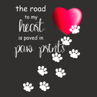 The Road To My Heart Is Paved With Paw Prints. Dog Champion Hoodie | Artistshot