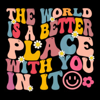 The World Is A Better Place With You In It Retro G Men's Long Sleeve Pajama Set | Artistshot