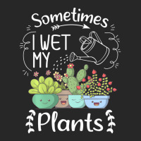 Vintage Sometimes I Wet My Plants Funny Gardening Men's T-shirt Pajama Set | Artistshot