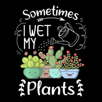 Vintage Sometimes I Wet My Plants Funny Gardening Men's 3/4 Sleeve Pajama Set | Artistshot