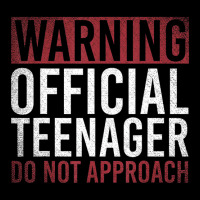 Warning Official Teenager Do Not Approach 13th Bir Zipper Hoodie | Artistshot