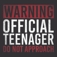 Warning Official Teenager Do Not Approach 13th Bir Vintage Hoodie | Artistshot