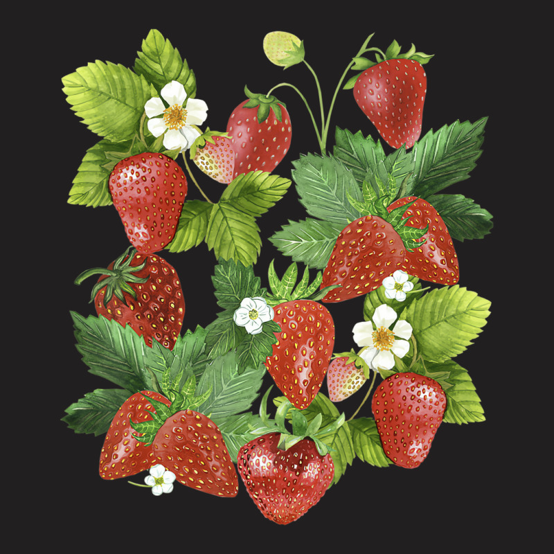 Vintage Strawberries Strawberry Lover Fruit Berry T-shirt | Artistshot