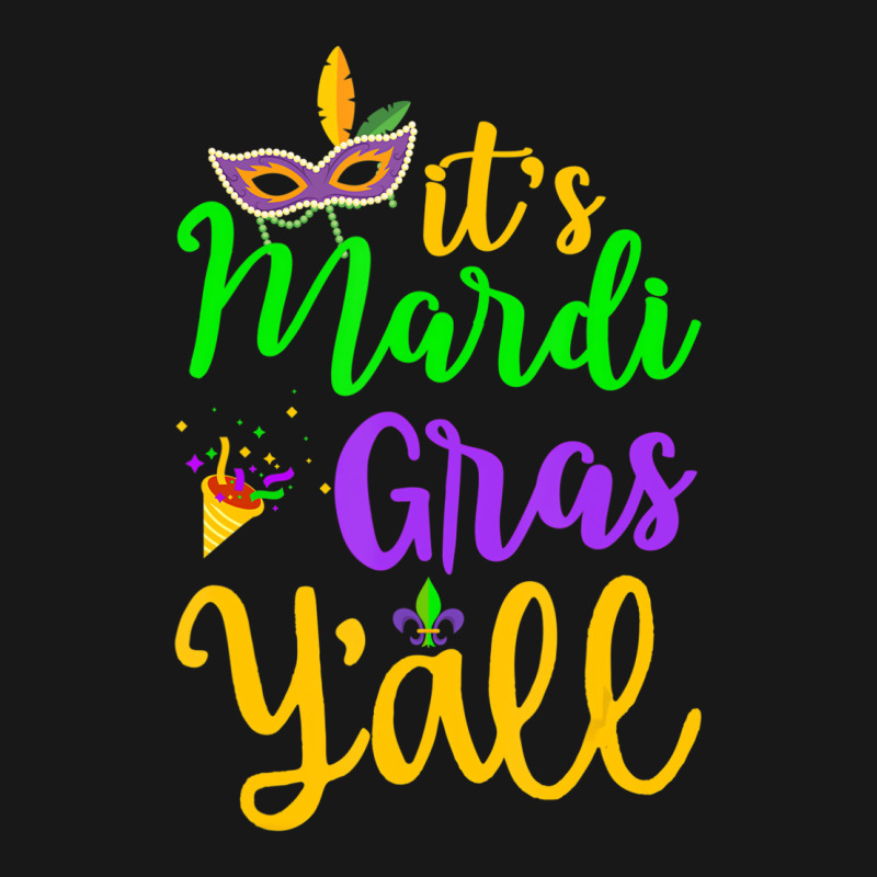 Its Mardi Gras Yall Tshirt Mardi Gras Party Mask C Flannel Shirt | Artistshot