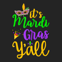 Its Mardi Gras Yall Tshirt Mardi Gras Party Mask C 3/4 Sleeve Shirt | Artistshot