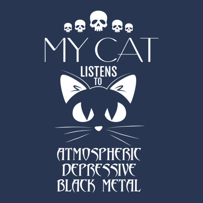 My Cat Listens To Atmospheric Depressive Black Met Men Denim Jacket by CHARLOTTELYNNTAYLOR | Artistshot