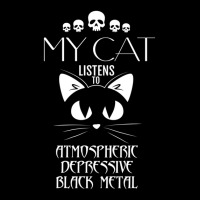 My Cat Listens To Atmospheric Depressive Black Met Unisex Jogger | Artistshot