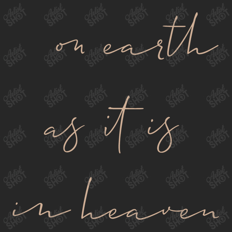 On Earth As It Is In Heaven Men's T-shirt Pajama Set | Artistshot