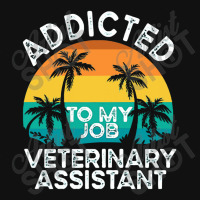 Veterinarian  Addicted To My Job Veterinary Baby Beanies | Artistshot