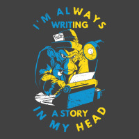 Author Book Writer Monkey Story Detective Funny Vintage T-shirt | Artistshot