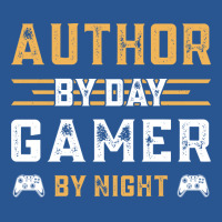 Funny Retro Gamer Gift Author By Day Gamer By Nigh T-shirt | Artistshot