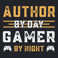 Funny Retro Gamer Gift Author By Day Gamer By Nigh Lightweight Hoodie | Artistshot