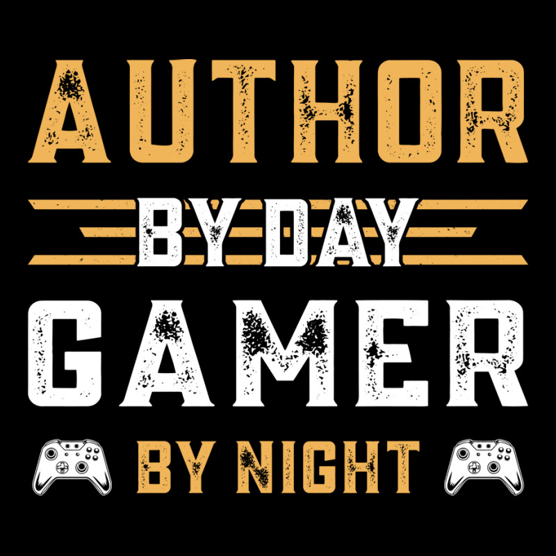 Funny Retro Gamer Gift Author By Day Gamer By Nigh Unisex Jogger | Artistshot