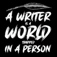 Author Writer Writer World Trapped Person Vintage Pocket T-shirt | Artistshot