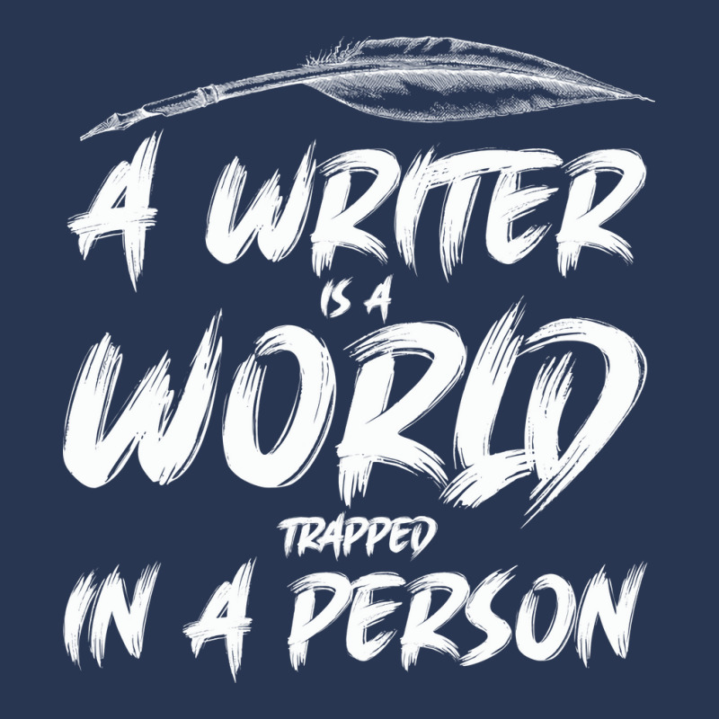 Author Writer Writer World Trapped Person Vintage Men Denim Jacket | Artistshot