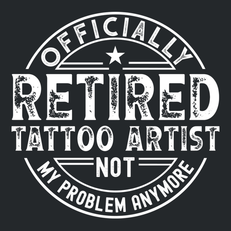 Retired Tattoo Artist Red Crewneck Sweatshirt | Artistshot