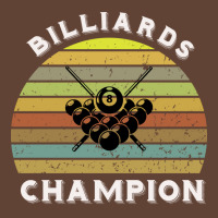 Billiards Champion Retro Sunset Design T-shirt | Artistshot