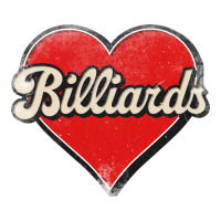 Billiards Mom Billiards Retro Heart 1 Sticker | Artistshot