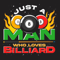 Men Pool Billiard Player Snooker Lover Billiard T-shirt | Artistshot