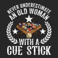 Never Underestimate An Old Woman With A Cue Stick Men's T-shirt Pajama Set | Artistshot