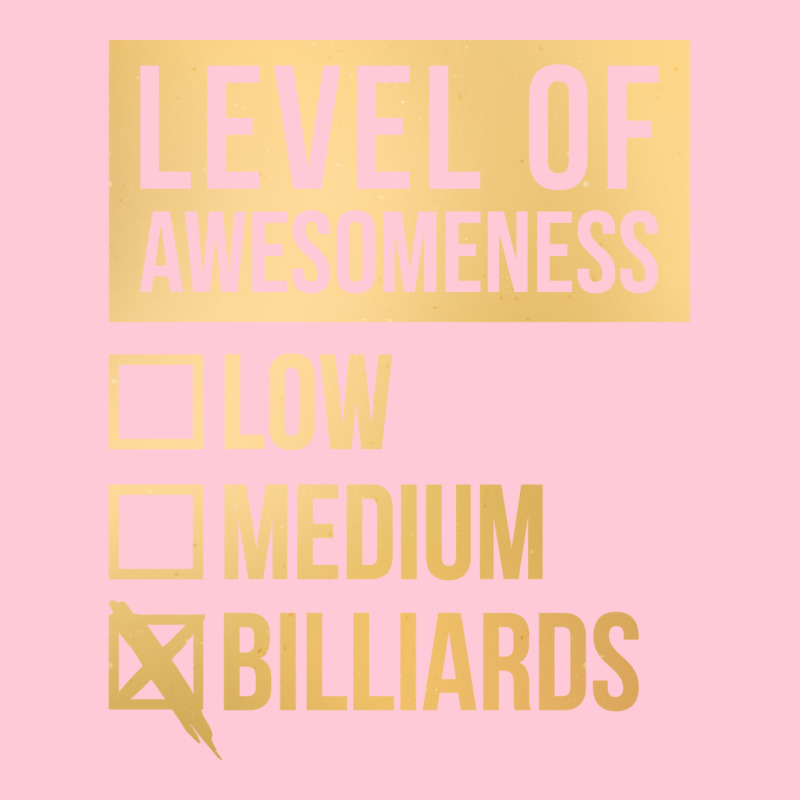 Funny Level Of Awesomeness Low Medium Gift Billiar Graphic T-shirt | Artistshot