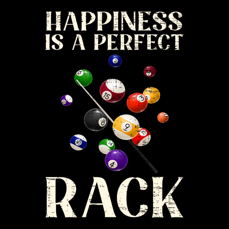 Happiness Is A Perfect Rack Billiards 2 V-neck Tee | Artistshot