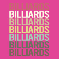 Colorful Text Billiards 1 T-shirt | Artistshot