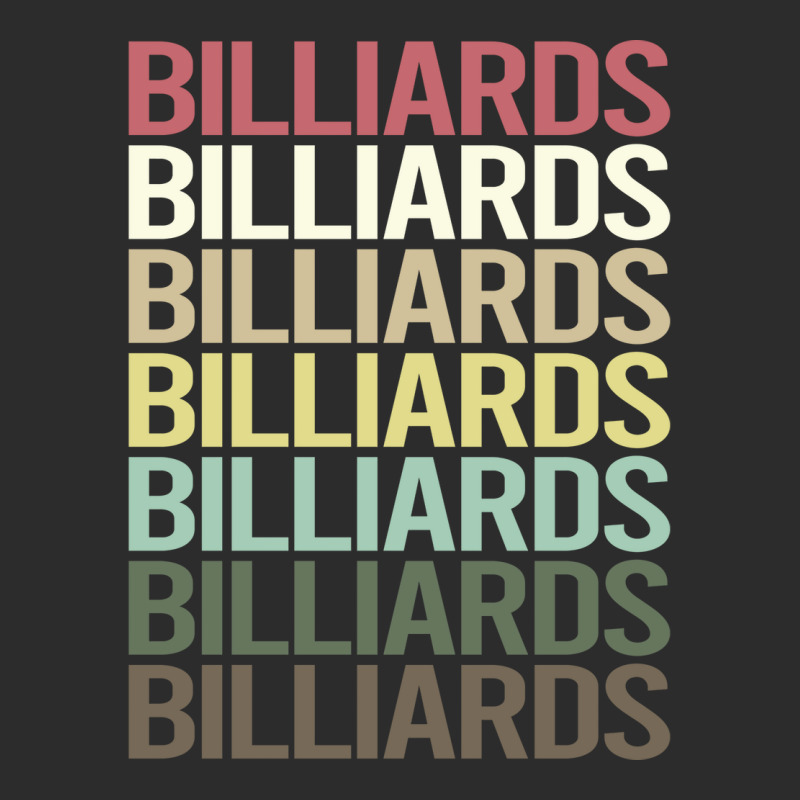 Colorful Text Billiards 1 Exclusive T-shirt | Artistshot