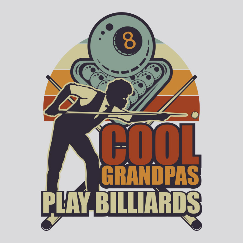 Cool Grandpas Play Billiards Retro Grandpa Gift Women's Triblend Scoop T-shirt by nokibgodfryg | Artistshot