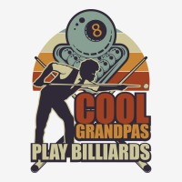 Cool Grandpas Play Billiards Retro Grandpa Gift Scorecard Crop Tee | Artistshot