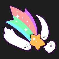 Pastel Shooting Star Ghosts Classic T-shirt | Artistshot