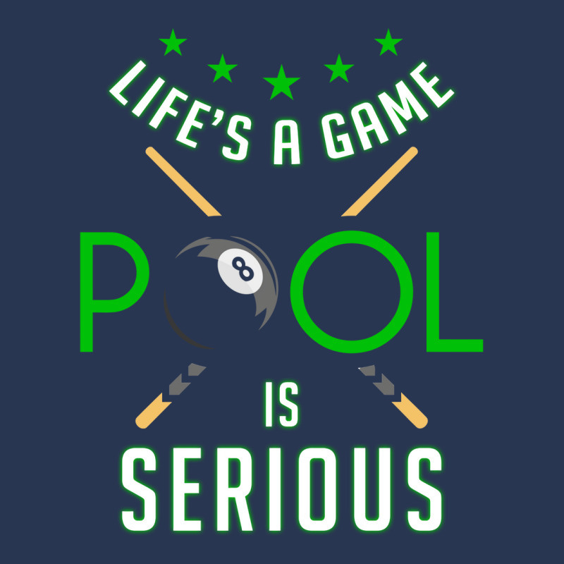 Pool Billiard Life Is A Game Pool Is Serious Funny Men Denim Jacket | Artistshot