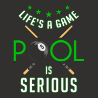 Pool Billiard Life Is A Game Pool Is Serious Funny Champion Hoodie | Artistshot