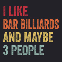 I Like Bar Billiards Maybe 3 People Bar Billiards Unisex Sherpa-lined Denim Jacket | Artistshot