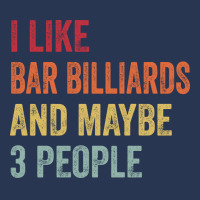 I Like Bar Billiards Maybe 3 People Bar Billiards Men Denim Jacket | Artistshot