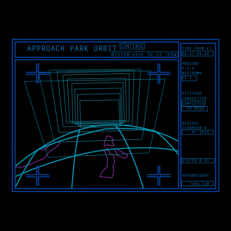 Alien (1979) Mother Muthur Descent Trajectory Kids Cap | Artistshot