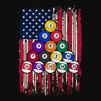 Us Flag Snooker Player American Pool Billiard Crop Top | Artistshot