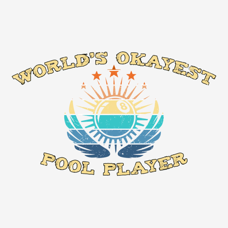 Worlds Okayest Pool Player Billiards 3 Adjustable Cap by bragasnulau | Artistshot