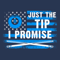 Just The Tip I Promise Funny Billiards American Fl Ladies Denim Jacket | Artistshot