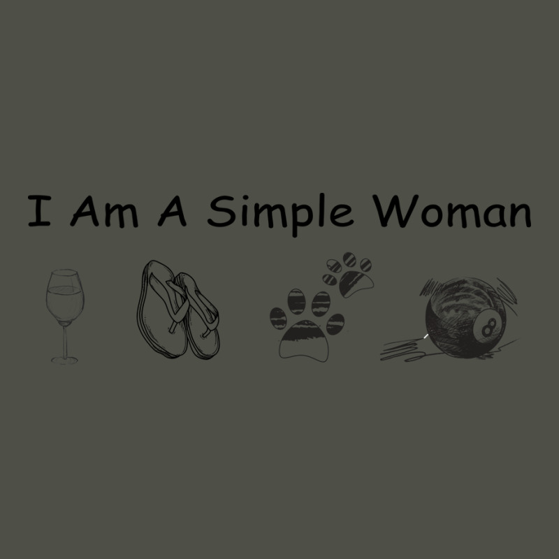 I Am A Simple Woman Billiard Fleece Short | Artistshot