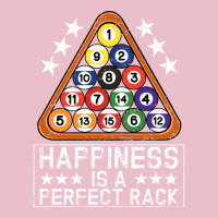 Happiness Is A Perfect Rack Funny Pool Billiards Adjustable Cap | Artistshot