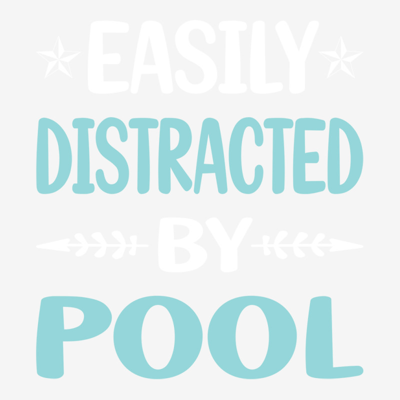 Funny Easily Distracted By Pool Adjustable Cap | Artistshot