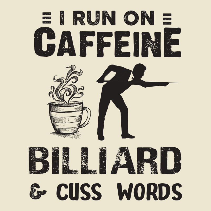 I Run On Caffeine Billiard And Cuss Words Cropped Hoodie by henyelleetchc | Artistshot